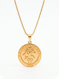 Corrente Internacional - veneziana - banhado a ouro 18k