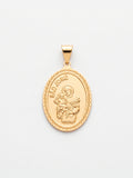 Pingente São José 2,5 x 1,8 cm - banhado a ouro 18k