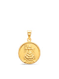 Pingente medalha Oxum - banhado a ouro 18k