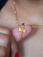 Corrente Machado de Xangô - veneziana - banhado a ouro 18k - foto 4
