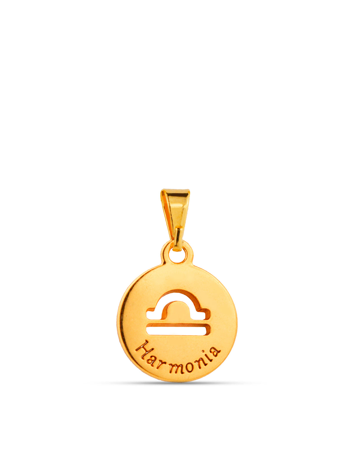 Pingente signo Libra - banhado a ouro 18k - foto 3