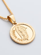 Corrente São gabriel - veneziana - banhado a ouro 18k - foto 2