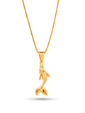 Corrente Sereia - veneziana - banhado a ouro 18k