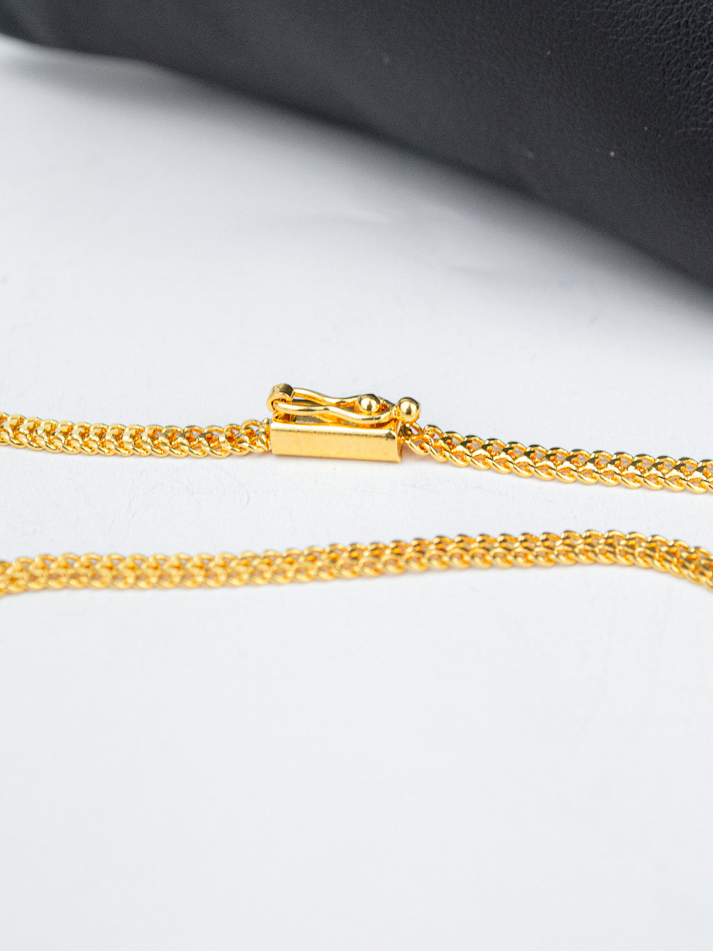Corrente Grumet Union 3,5 mm - fecho gaveta - banhado a ouro 18k - foto 3