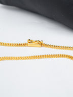 Corrente Grumet Union 3,5 mm - fecho gaveta - banhado a ouro 18k - foto 3