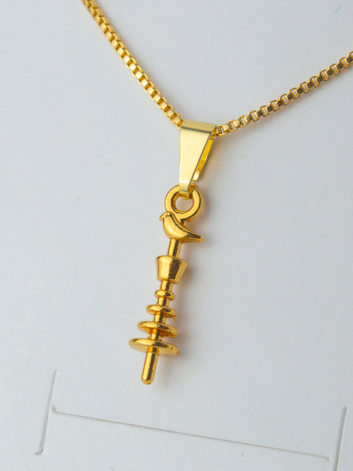 Pingente Opaxorô de Oxalá - banhado  a ouro 18k - foto 2