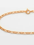 Pulseira Piastrine - 2,5 mm - banhada a ouro 18k