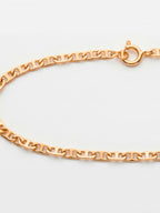 Pulseira Piastrine - 2,5 mm - banhada a ouro 18k