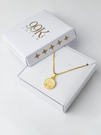 Corrente medalha Oxum - veneziana - banhado a ouro 18k - foto 5