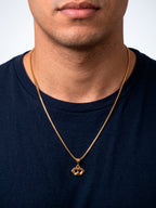 Corrente administração - veneziana - banhado a ouro 18k - foto 4