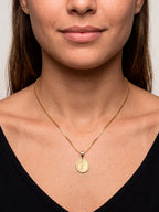 Corrente São gabriel - veneziana - banhado a ouro 18k - foto 4
