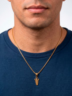 Corrente fisioterapia - veneziana - banhado a ouro 18k - foto 4