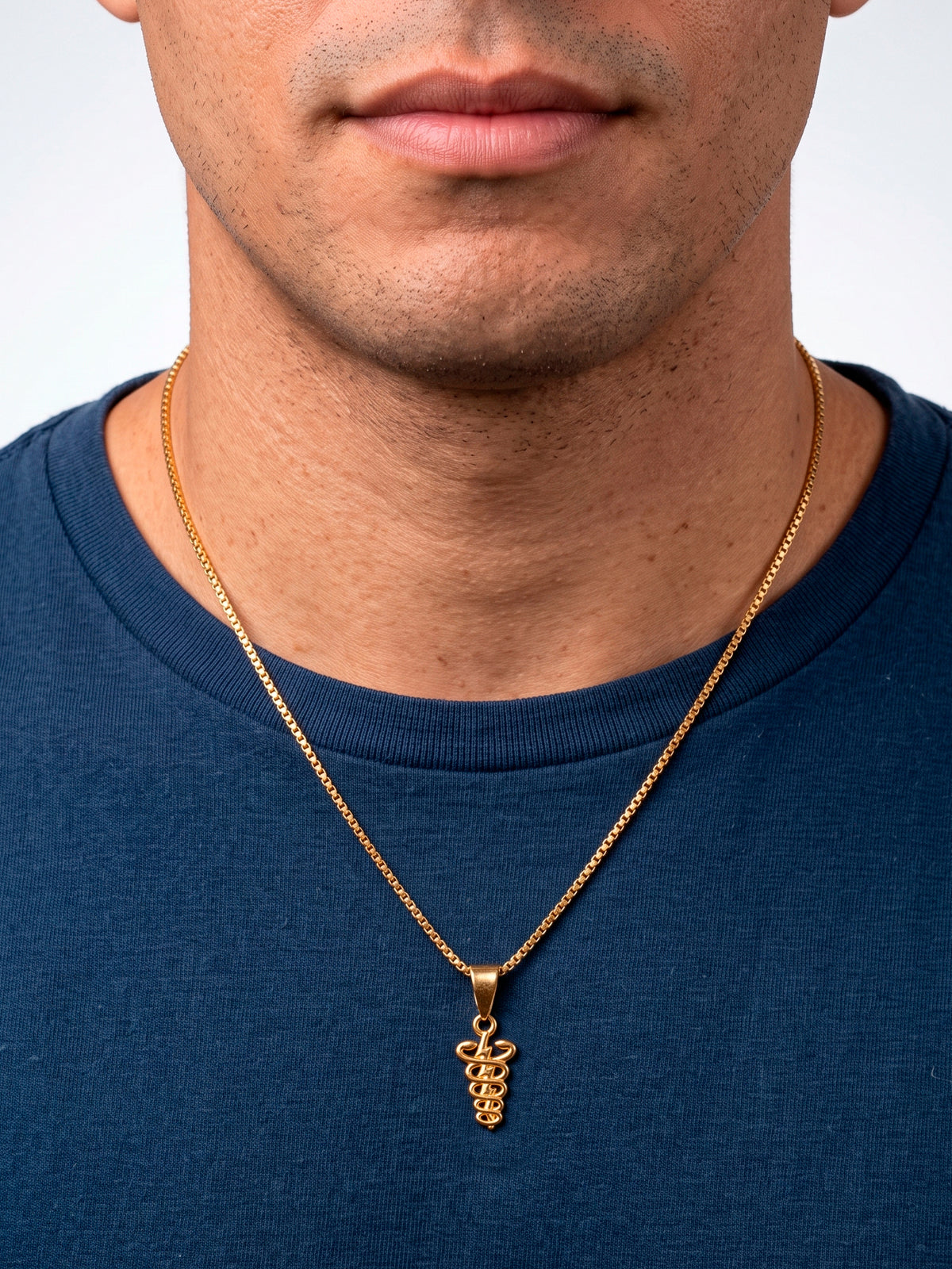 Corrente fisioterapia - veneziana - banhado a ouro 18k - foto 4