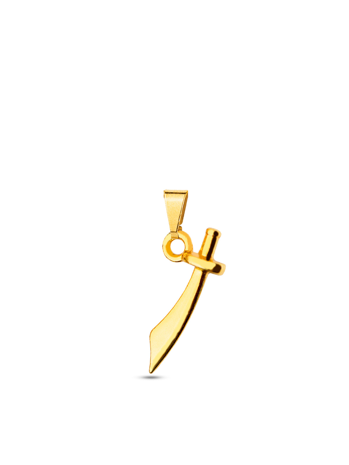 Pingente Espada de Iansã - banhado a ouro 18k