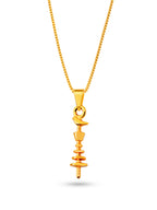 Corrente Opaxorô de Oxalá - veneziana - banhado  a ouro 18k