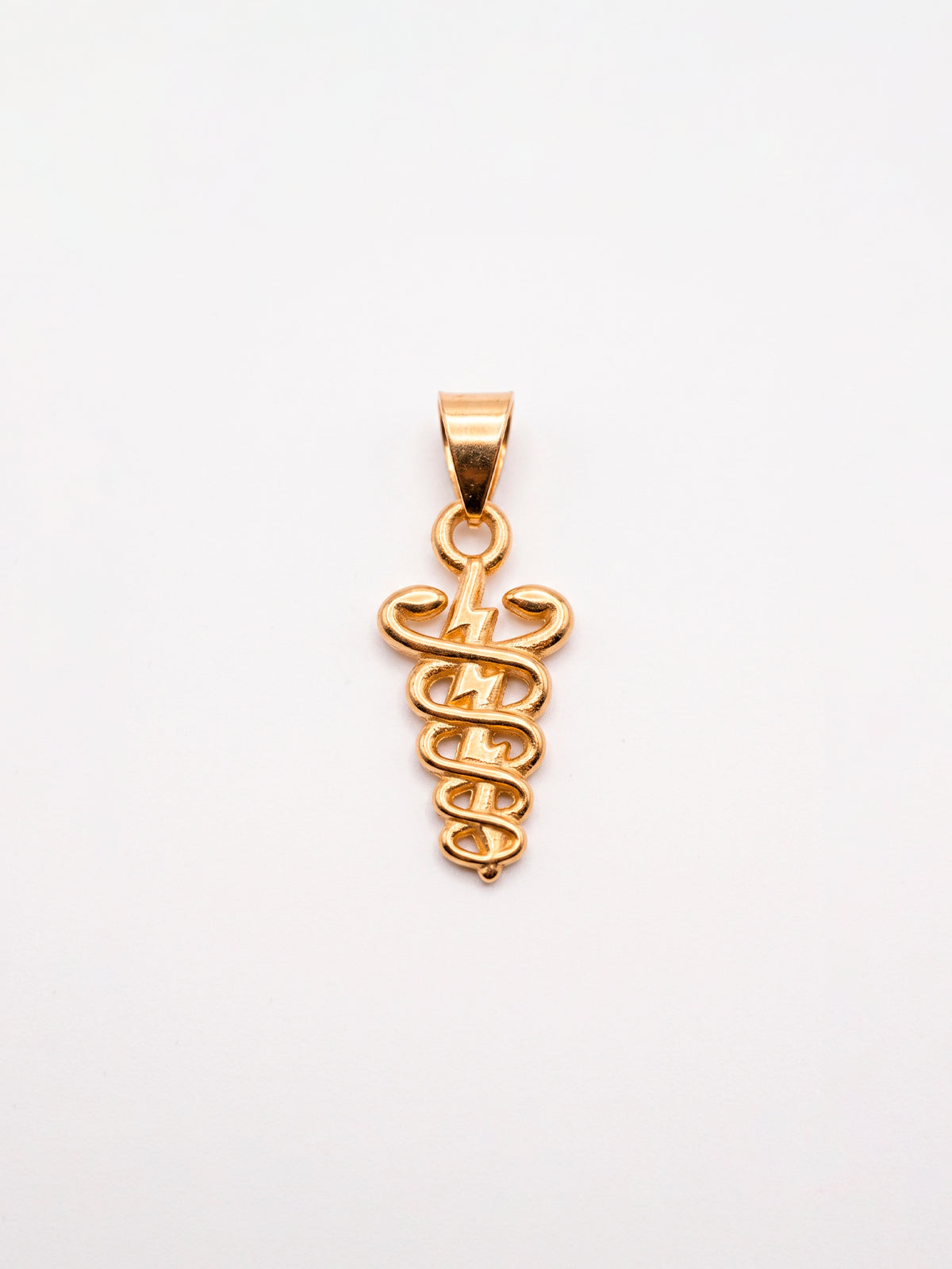 Pingente fisioterapia 1,9 x 1,1 cm - banhado a ouro 18k