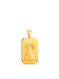 Pingente placa Nossa Senhora - banhado a ouro 18k