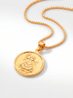 Pingente medalha Oxum - banhado a ouro 18k - foto 3