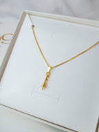 Corrente Opaxorô de Oxalá - veneziana - banhado  a ouro 18k - foto 3