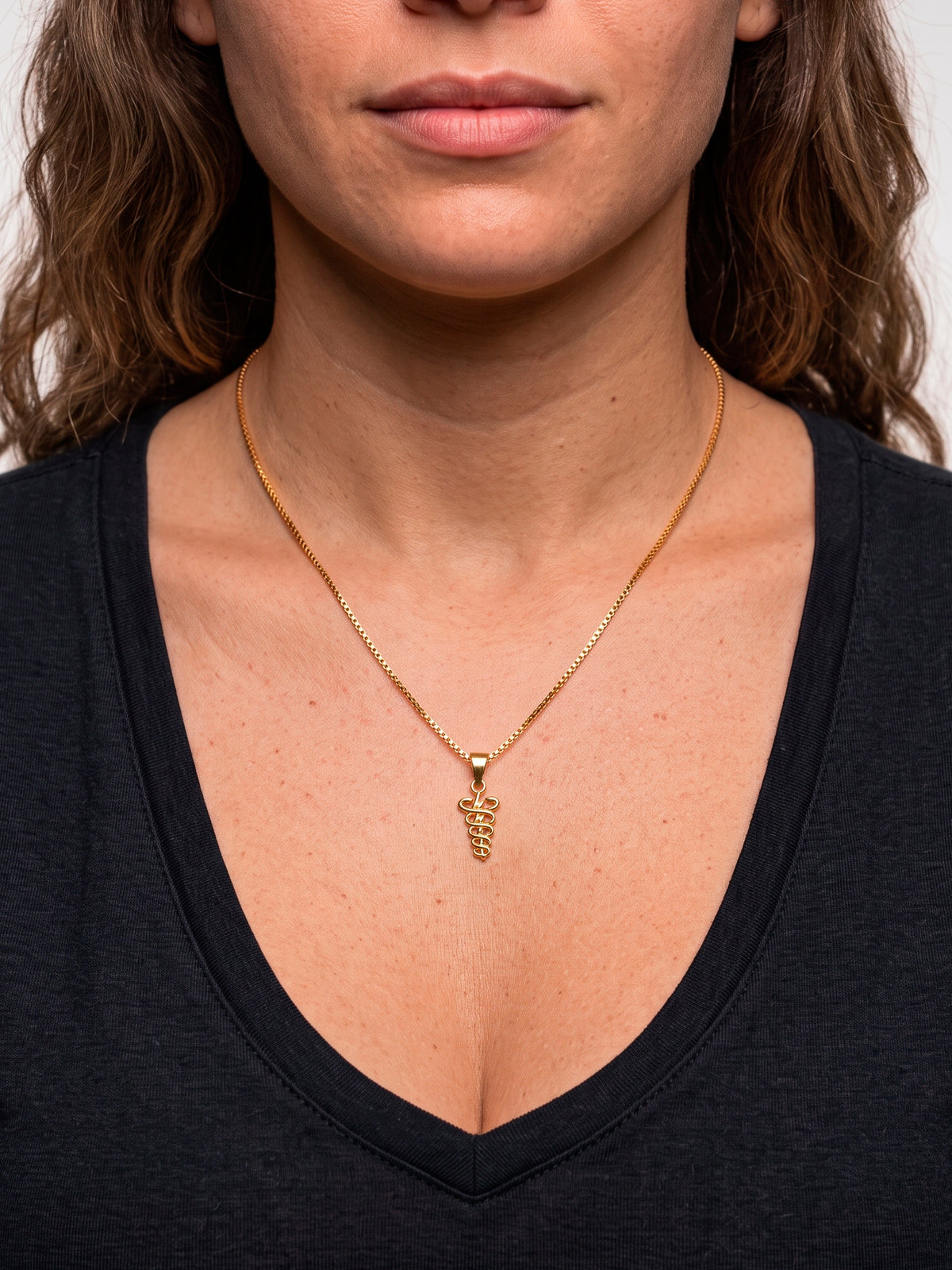 Corrente fisioterapia - veneziana - banhado a ouro 18k - foto 3