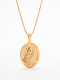 Corrente Santa Clara - veneziana - banhado a ouro 18k