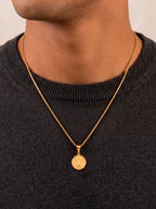 Corrente medalha Oxum - veneziana - banhado a ouro 18k - foto 3
