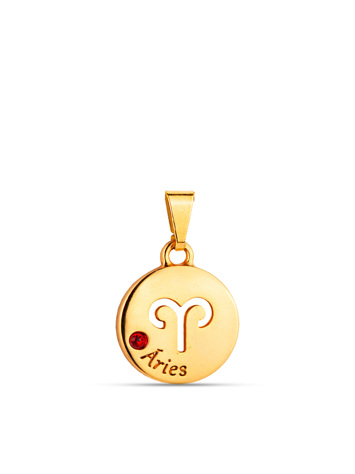 Pingente signo Áries - banhado a ouro 18k