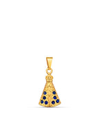 Pingente Nossa Senhora Cravejado - banhado a ouro 18k