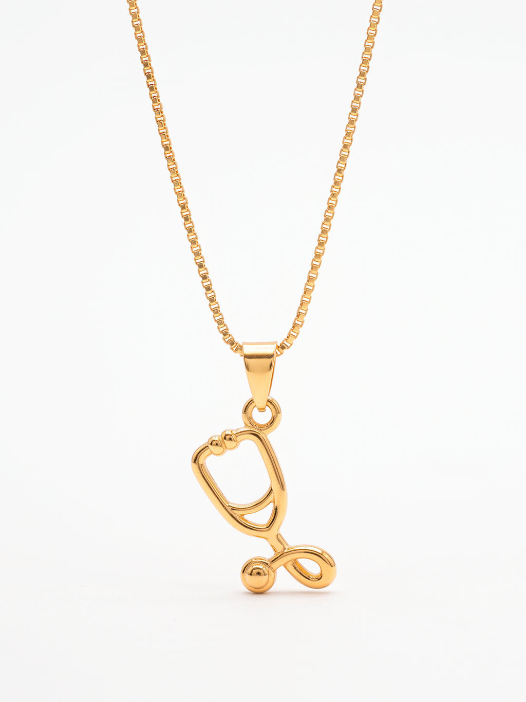 Corrente medicina - veneziana - banhado a ouro 18k