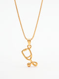 Corrente medicina - veneziana - banhado a ouro 18k