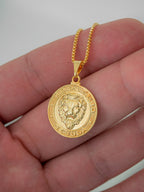 Pingente Leão da Tribo de Judah - banhado a ouro 18k - foto 3