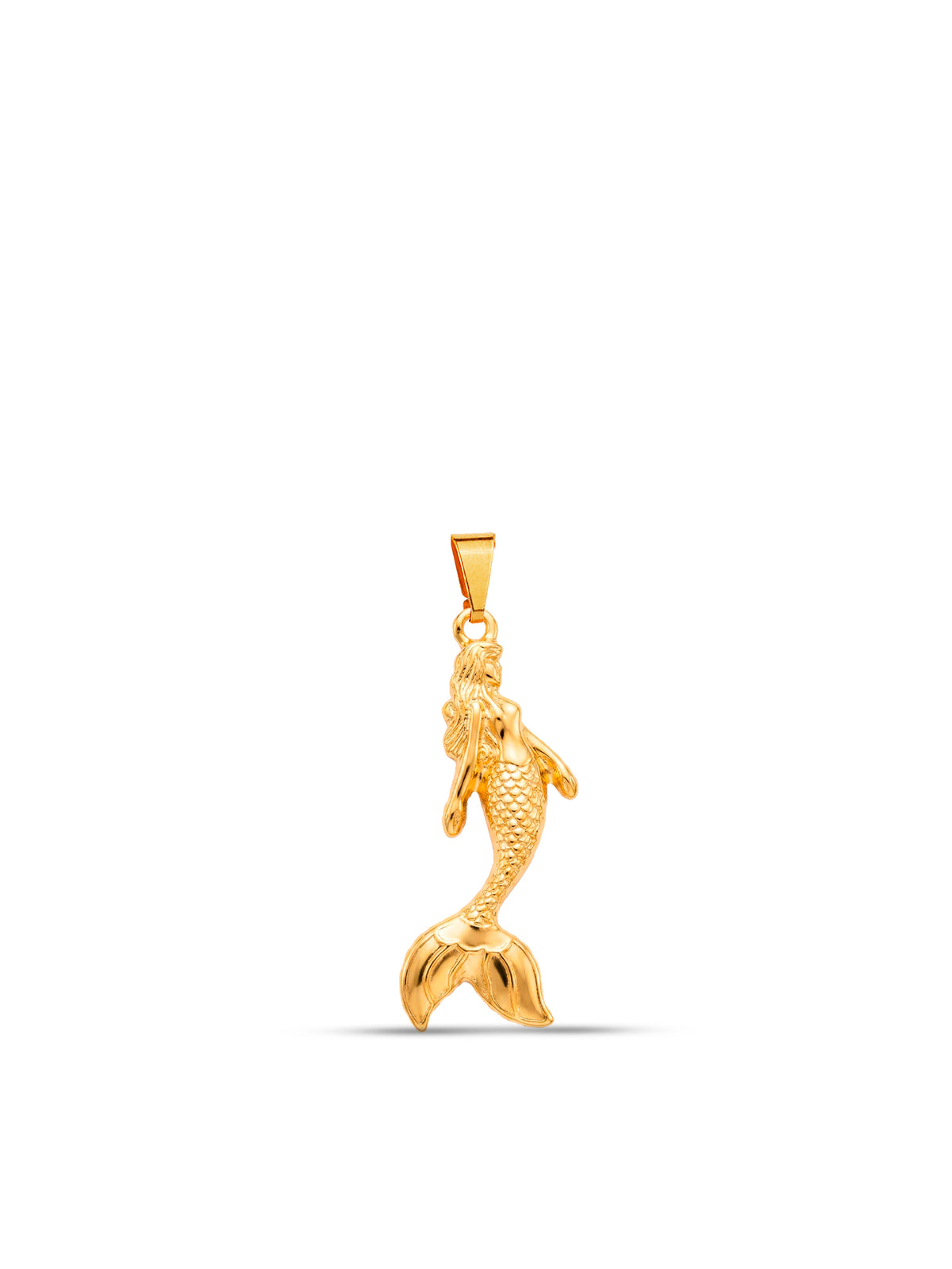 Pingente Sereia - banhado a ouro 18k