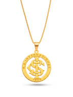 Corrente Internacional vazado - veneziana - banhado a ouro 18k