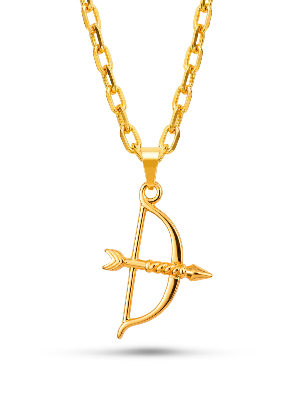 Corrente Ofá de Oxossi G - cadeado - banhado a ouro 18k - foto 4