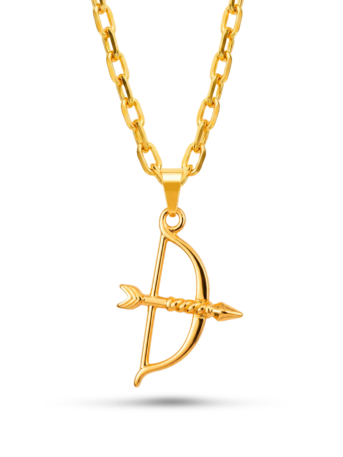 Corrente Ofá de Oxossi G - cadeado - banhado a ouro 18k - foto 4