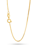 Corrente Veneziana 1,2 mm - fecho tradicional - banhado a ouro 18k