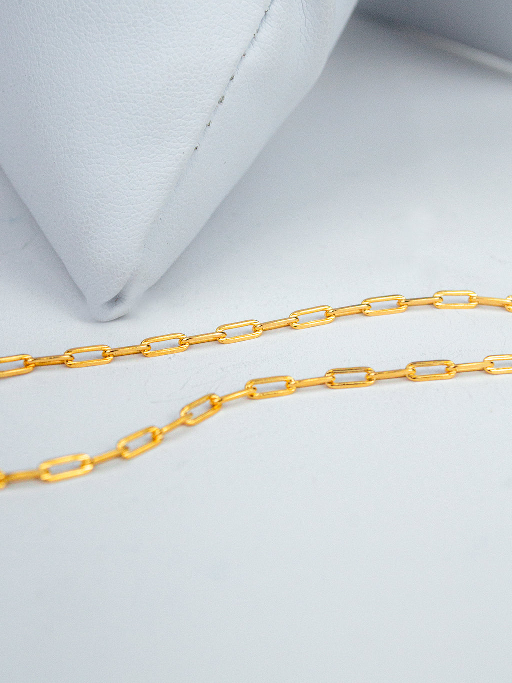Corrente Tridente de Exu - elo longo - banhado a ouro 18k - foto 3