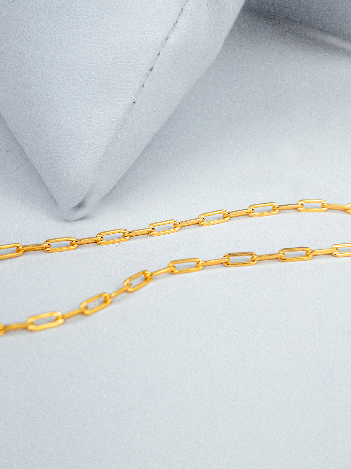 Corrente Tridente de Exu - elo longo - banhado a ouro 18k - foto 3