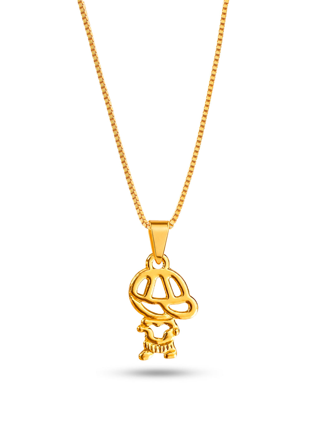 Corrente menino vazado - veneziana - banhado a ouro 18k