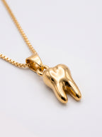 Corrente odontologia - veneziana - banhado a ouro 18k - foto 3