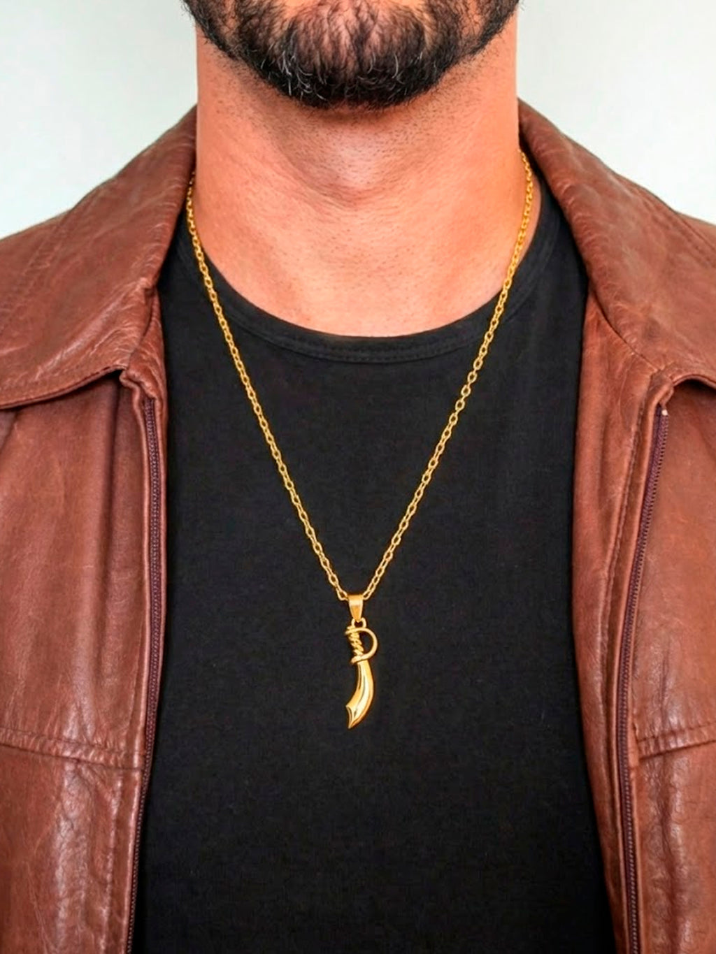 Pingente Espada de Iansã G - banhado a ouro 18k - foto 2