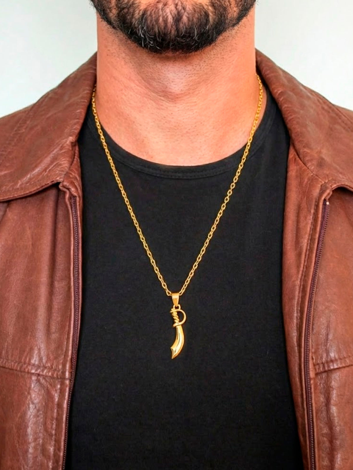 Pingente Espada de Iansã G - banhado a ouro 18k - foto 2