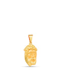 Pingente Face de Cristo - banhado a ouro 18k