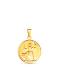 Pingente medalha Iansã - banhado a ouro 18k