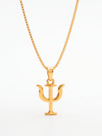 Corrente psicologia - veneziana - banhado a ouro 18k
