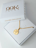 Pingente medalha Iansã - banhado a ouro 18k - foto 3