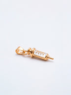 Pingente enfermagem 1,9 x 1,2 cm - banhado a ouro 18k