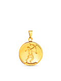 Pingente medalha Oxossi - banhado a ouro 18k
