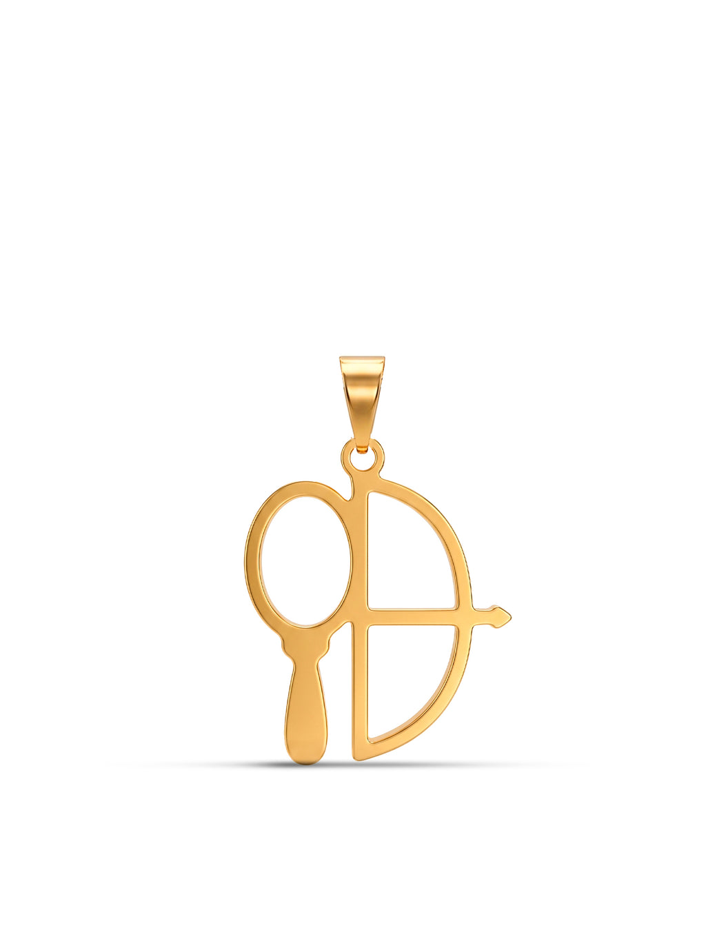Pingente Logun Edé - banhado a ouro 18k