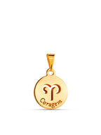 Pingente signo Áries - banhado a ouro 18k - foto 3